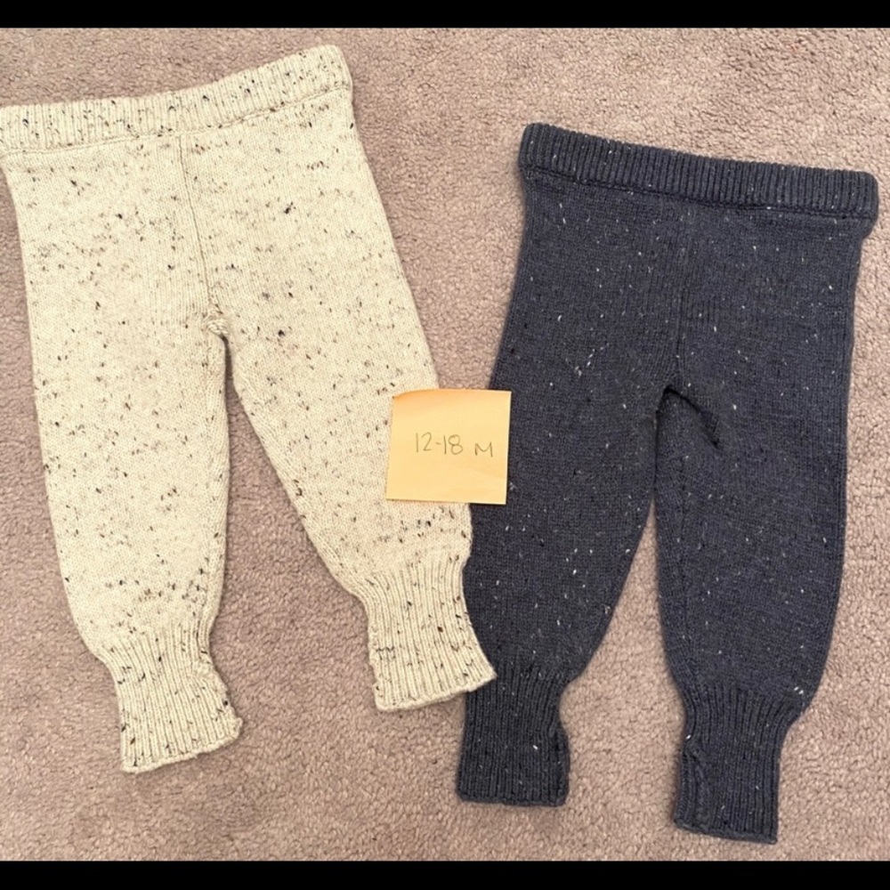 Joe Fresh Knit Baby Pants - Size 12-18 Months